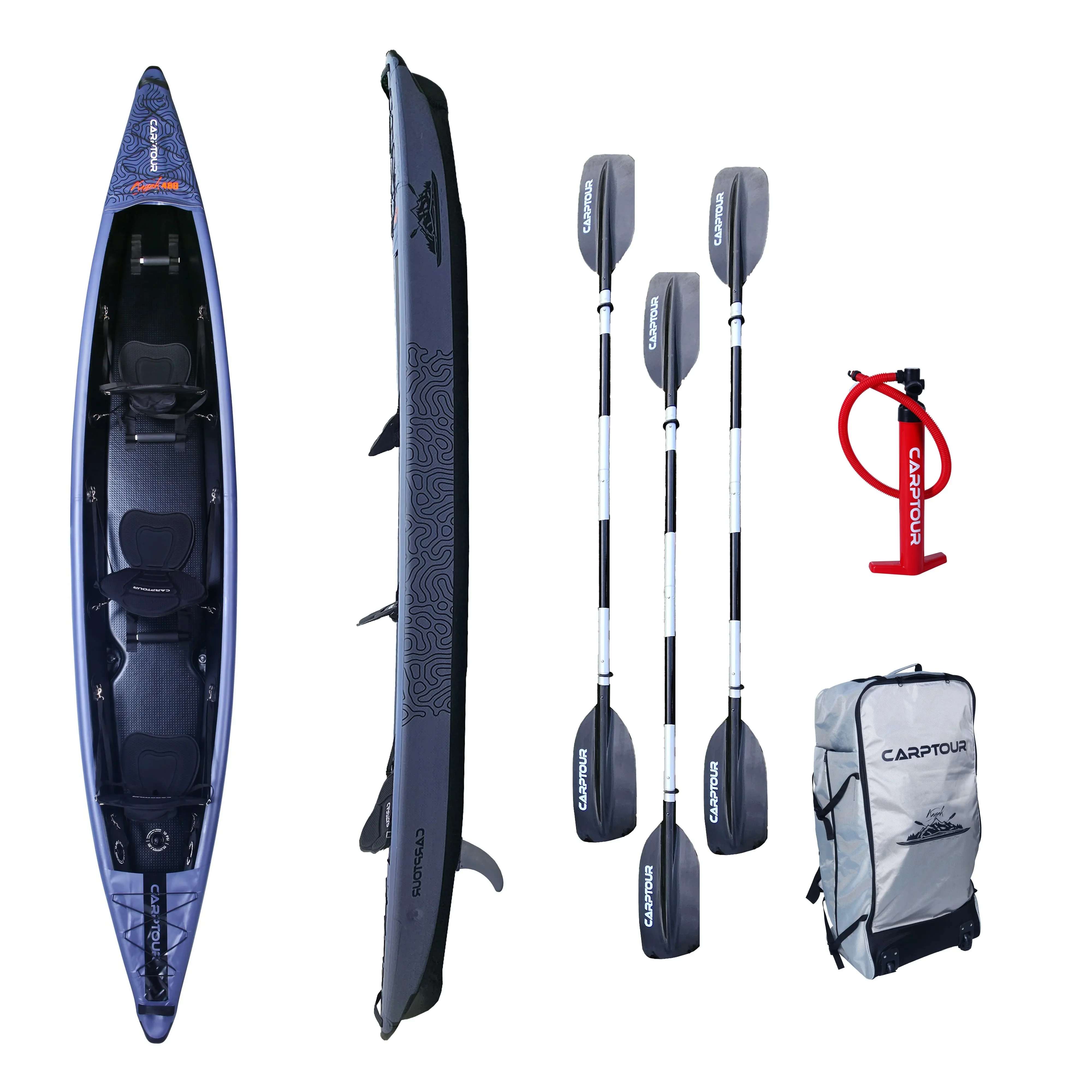 Professional-Grade Inflatable Single/Double/Triple Kayak