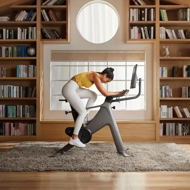 VeloNix Home Gym Bike Indoor Trainer - LCD Display Stationary Cycling Spin Workout Bike