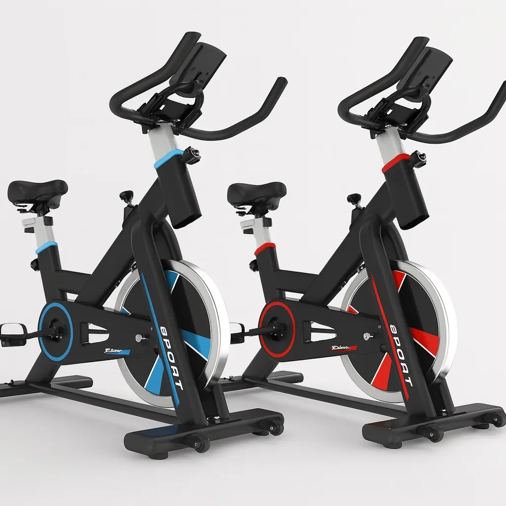 Commercial Grade Fitness Bike: Smooth Magnetic Drive & Heart Rate Monitor Indoor Spinning Bike