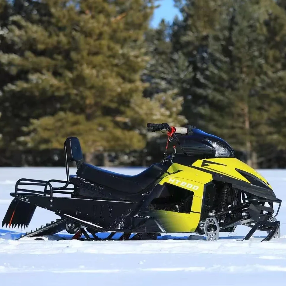 2025HTLD Mini Snowmobile - 150cc/200cc Engine, 4-Wheel Drive, for Adults and Kids