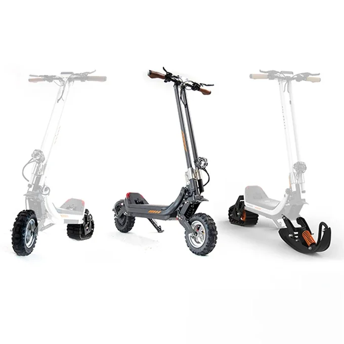 Electric Snow Scooter - USA Warehouse - Foldable 2-Wheel Snowmobile with Removable Battery