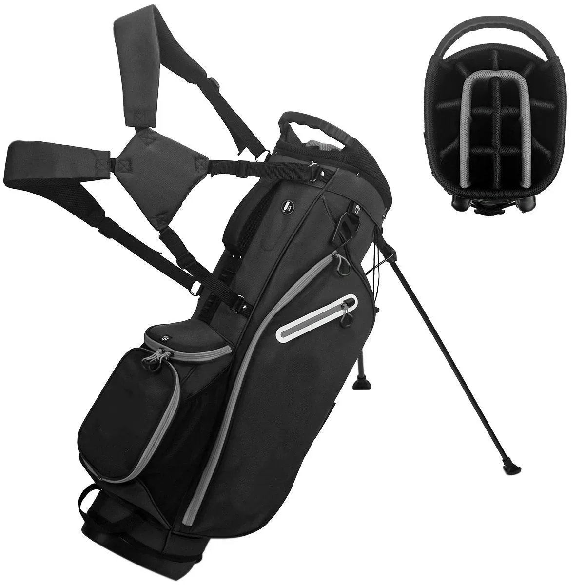 14-Way Golf Stand Bag: Waterproof, Lightweight, Durable Cart Bag with Custom Logo for Men