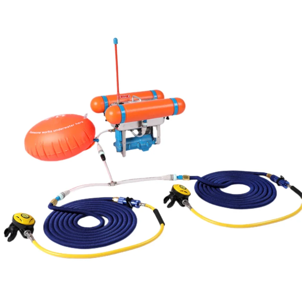 L200+ Model Hookah Diving System V: Two-Person Dive Compressor with 75Ah Battery