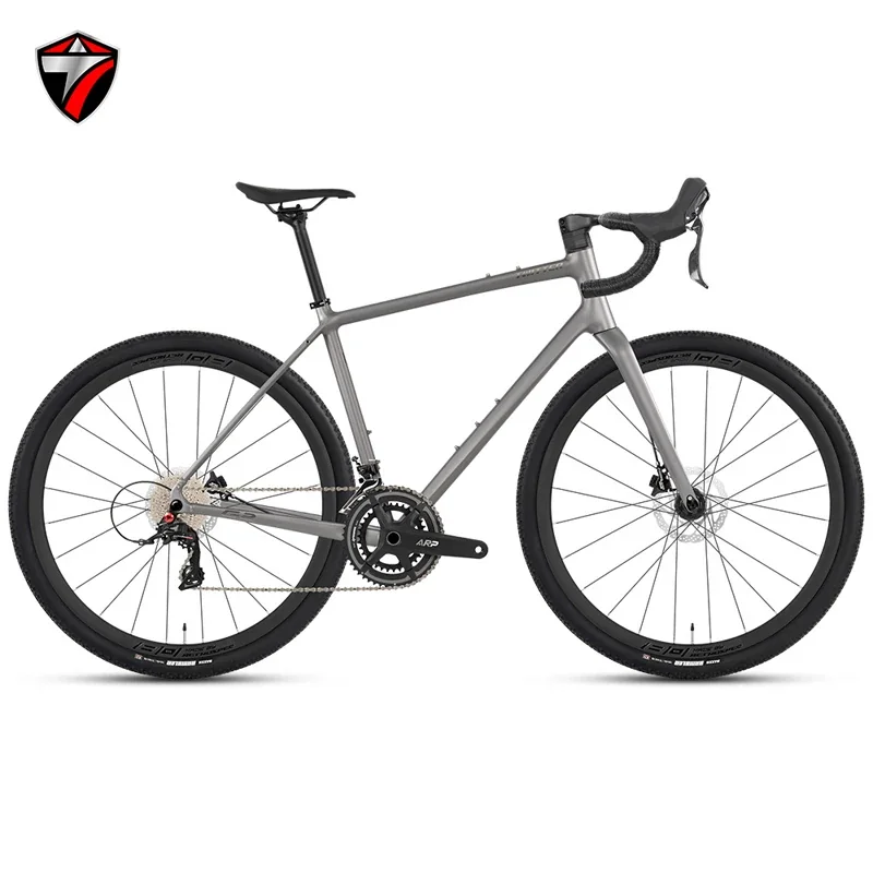 Men's Aluminum Gravel Road Bike - Aluminum Frame, For Off-Road Cycling