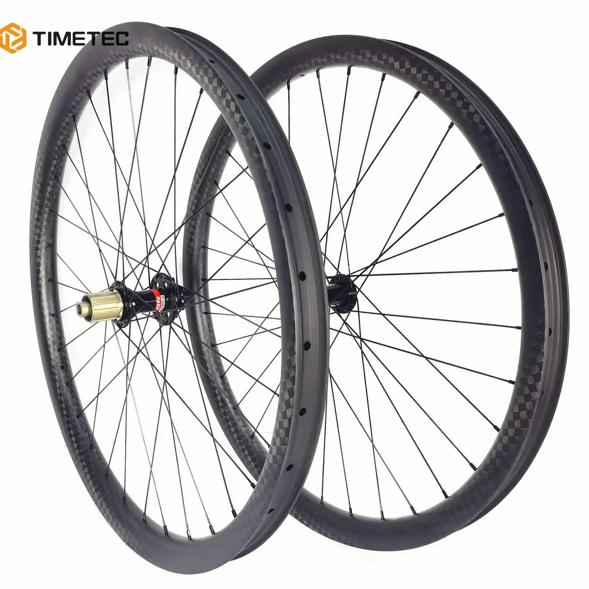 All-Mountain Carbon Wheels - 29 Inch, 40mm Depth, 35mm Internal Width - AM MTB Wheelset (11/12 Speeds, Hookless)