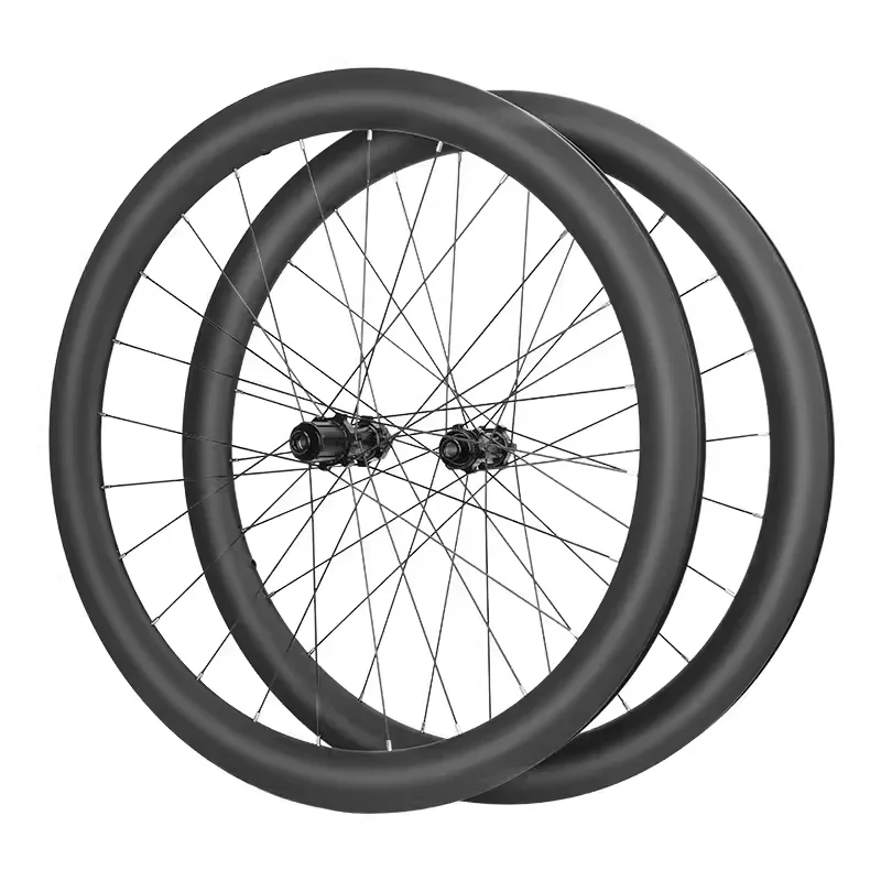 Carbon Road Bike Wheelset 700c Disc Brake 24/24 Holes UD Matte 50mm Tubular/Tubeless Let me know if you need help with any other product titles!
