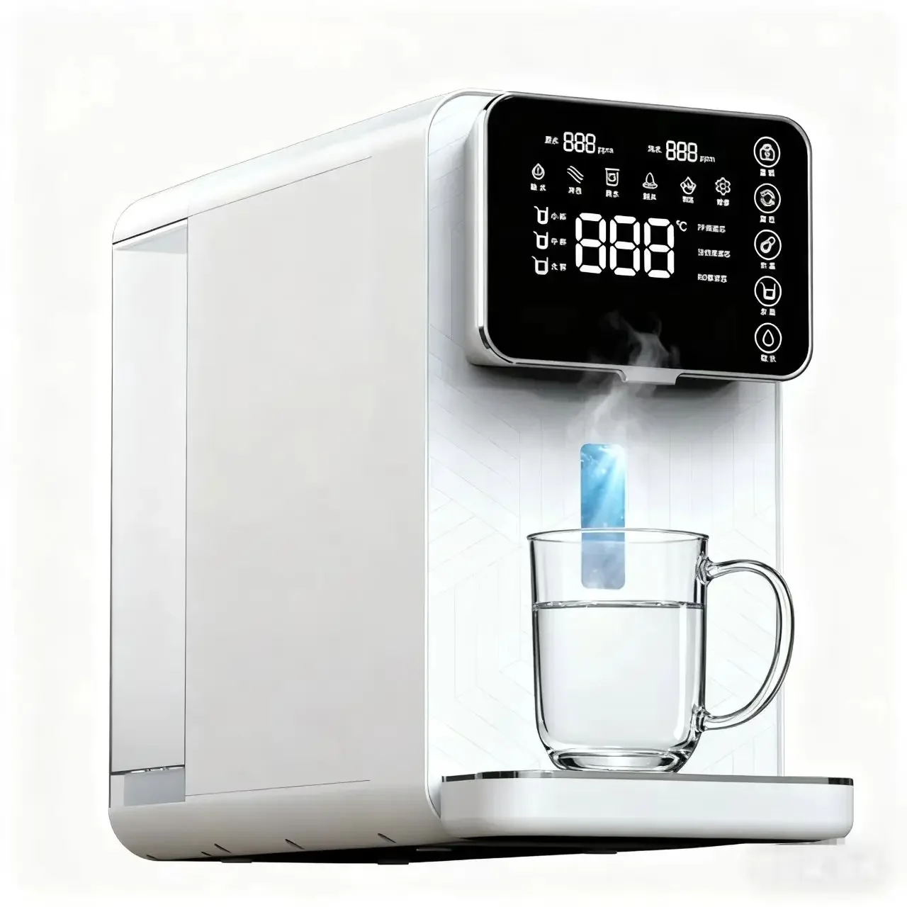 Rich Hydrogen RO Water Purifier - Instant Hot Reverse Osmosis Machine with Water Filter & Dispenser