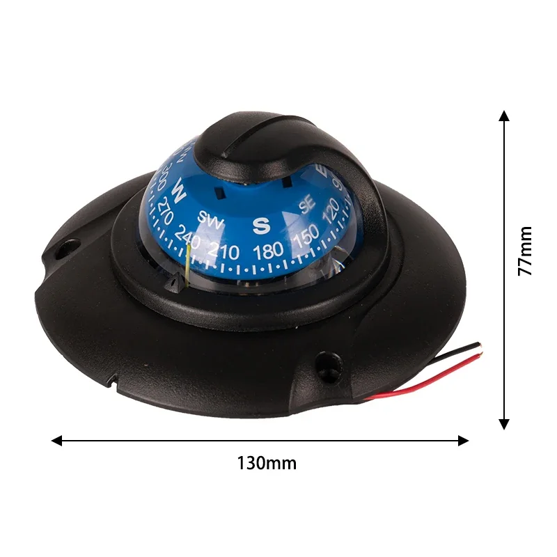 Marine Electronics YQ-50A Flush Mount Magnetic Compass for Boats & Yachts - PC CCS Certified Navigation Equipment