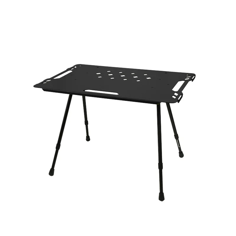 Aluminum Alloy Folding Tactical Table - Camping & Picnic Dining Furniture - Anti-Slip Legs